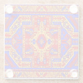 Armeens Volkskunst Glas Onderzetter (Achterkant)