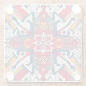 Armeens Volkskunst Glas Onderzetter (Achterkant)