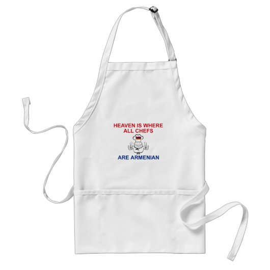 Armeense Chefs Standaard Schort (Voorkant)