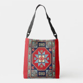 Armeense Folk Art Crossbody Tas (Achterkant)