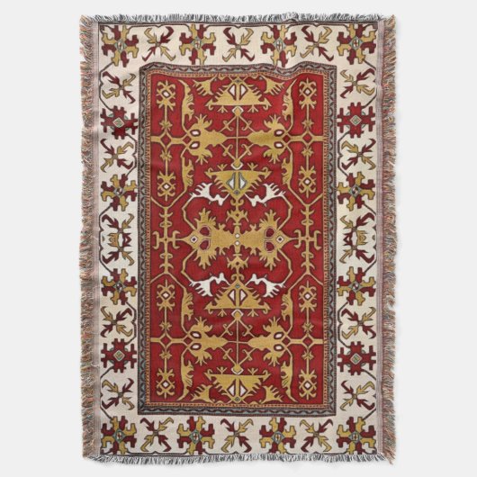 Armeense Folk Art Deken (Voorkant Verticaal)