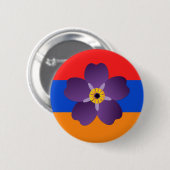 Armeense genocide Centennial Emblem & vlag Ronde Button 5,7 Cm (Voorkant /achterkant)