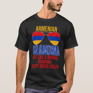 Armeense oma Armenia vlag Zonnebrillen Moeder T-shirt