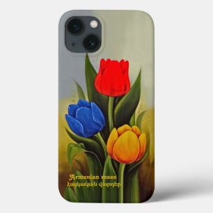 Armeense rozen Հ  այկա/telefoon iPhone 13 Hoesje