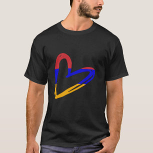 Armeense trots Armenië Vlag Hart Armeense wortels  T-shirt
