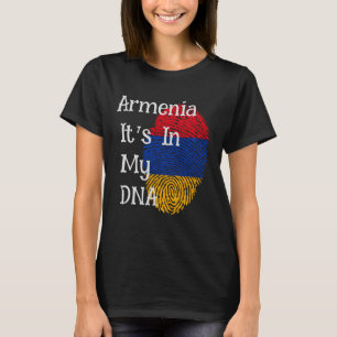 Armeense vingerafdruk T-shirt
