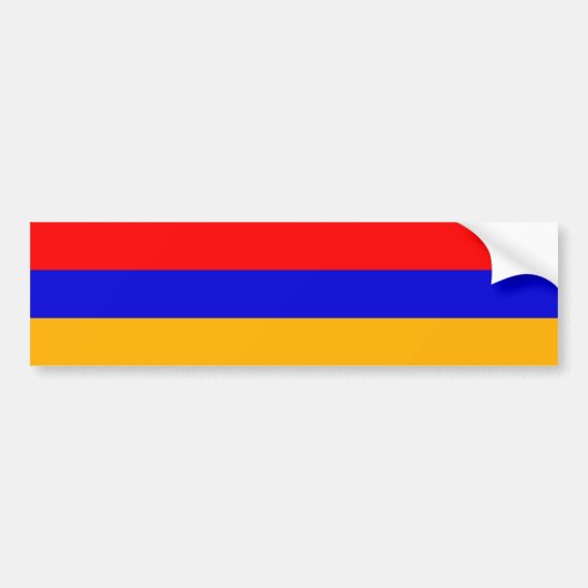 Armeense vlag bumpersticker (Voorkant)