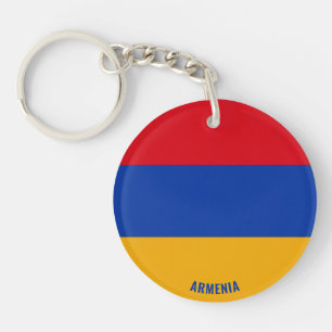 Armeense vlag charmerende patriottische vlag sleutelhanger