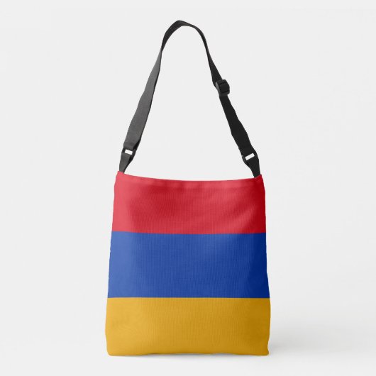 Armeense vlag crossbody tas (Achterkant)
