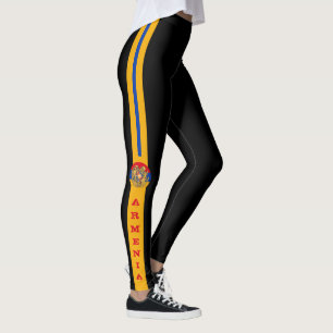 Armeense vlag en Armeense mode patriotten/sport Leggings