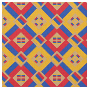 Armeense vlag en Trendy Armenia Fabric mode GLD Stof