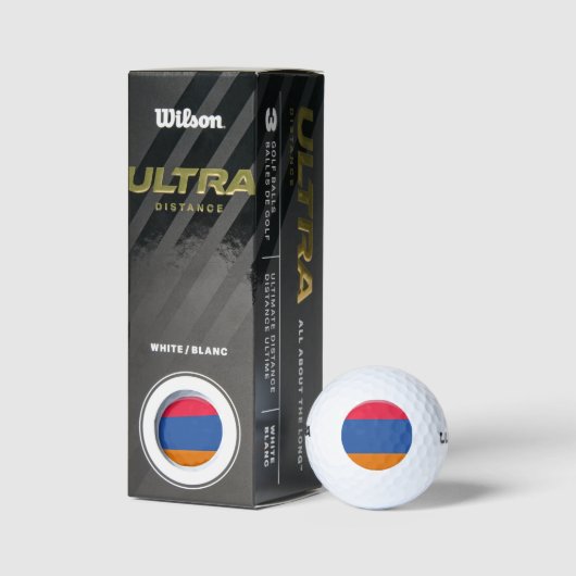 Armeense vlag golfballen (Verpakking)