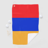 Armeense vlag golfhanddoek (Insitu)
