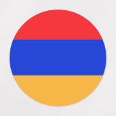 Armeense vlag labels (Design 1)