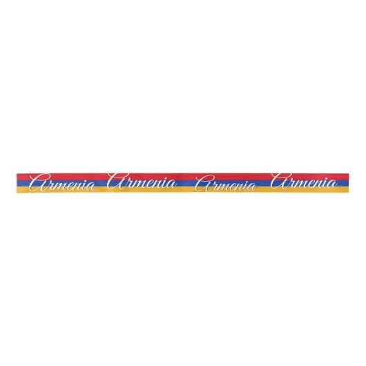 Armeense vlag lint, mode / sport, Armenië Lint (Voorkant)