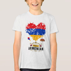 Armeense vlag outfit idee voor kinderen Republiek Tri-Blend Shirt