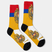 Armeense vlag patriottisch, duurzaam Armenië Sokken (Rechts)
