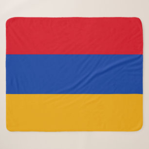 Armeense vlag sherpa deken
