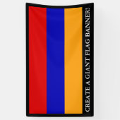 Armeense vlag spandoek (Verticaal)