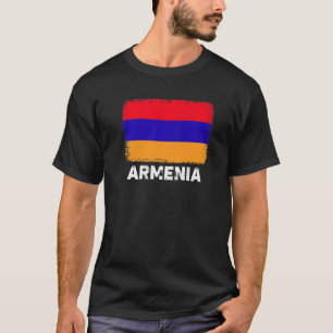 Armeense vlag steunt Armeense bevolking Vrouwen Ma T-shirt