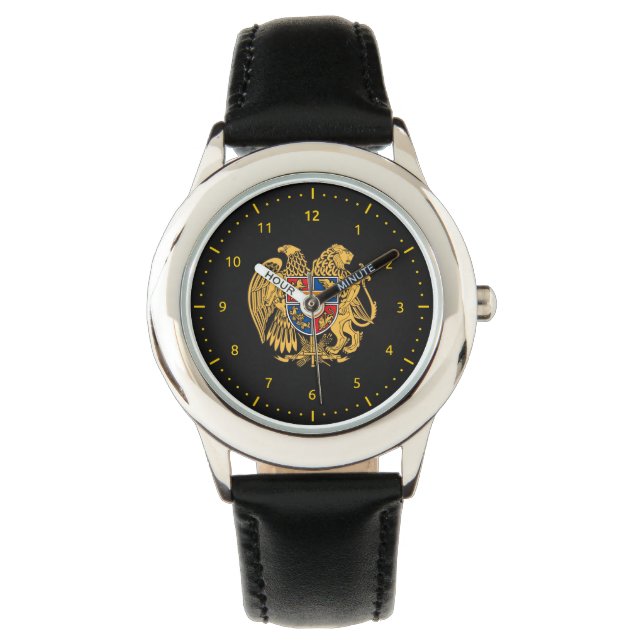 Armeense wapenschild Watch Horloge (Voorkant)
