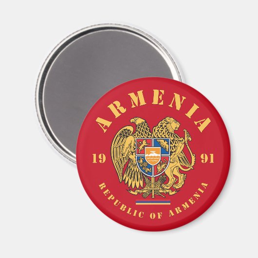 Armeense wapenstilstand magneet (Voorkant / Achterkant)