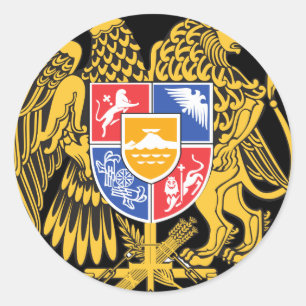 armenia emblem ronde sticker