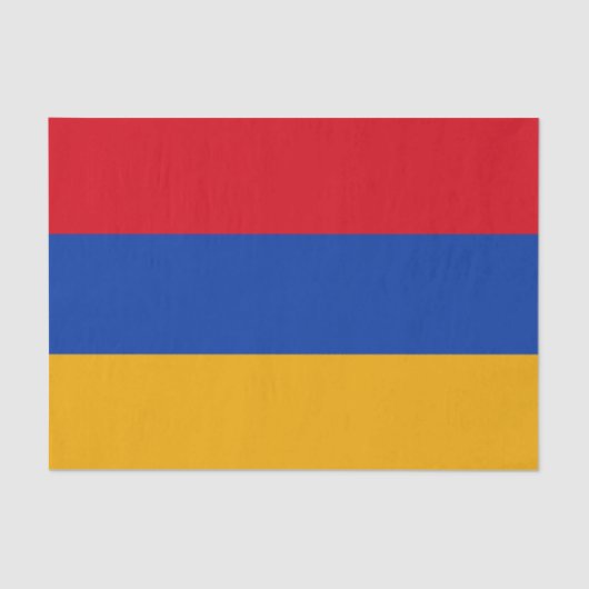 Armenia fashion, Armenian Flag tissue paper Tissuepapier (Voorkant)