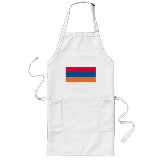 Armenia Flag Apron Lang Schort (Voorkant)