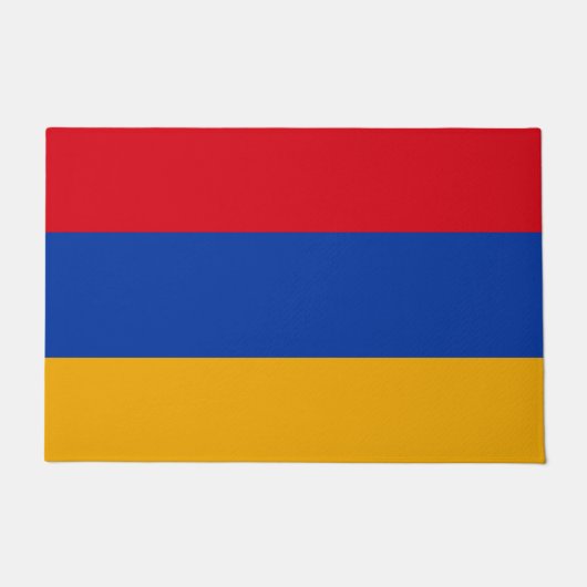 Armenia Flag Deurmat (Voorkant)