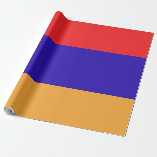 Armenia Flag Emblem Cadeaupapier (Uitgerold)