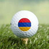 Armenia Flag Golfballen (Insitu Shirt)