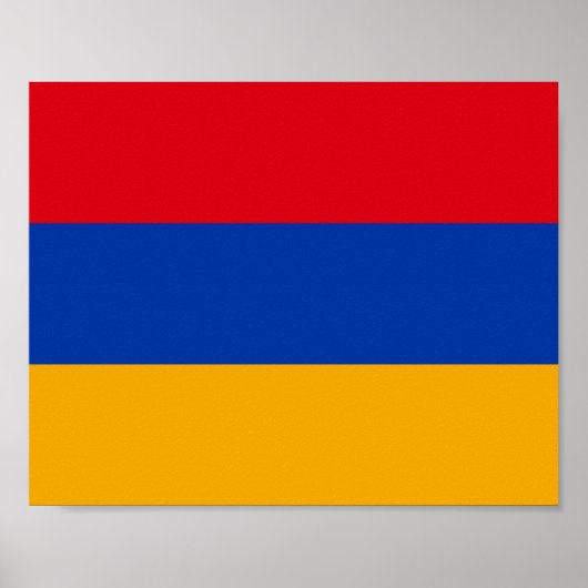 Armenia Flag Poster (Voorkant)