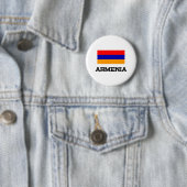 Armenia Flag Ronde Button 5,7 Cm (In situ)
