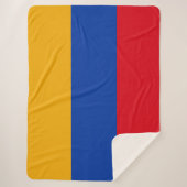 Armenia Flag Sherpa Deken (Voorkant)