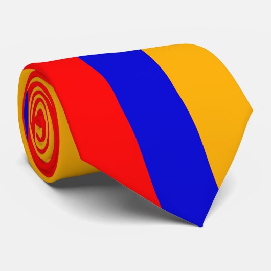 Armenia Flag Stropdas (Opgerold)