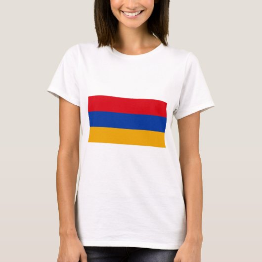 Armenia Flag T-shirt (Voorkant)