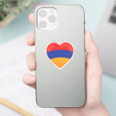 Armenia Love Flag Sticker (Telefoon)