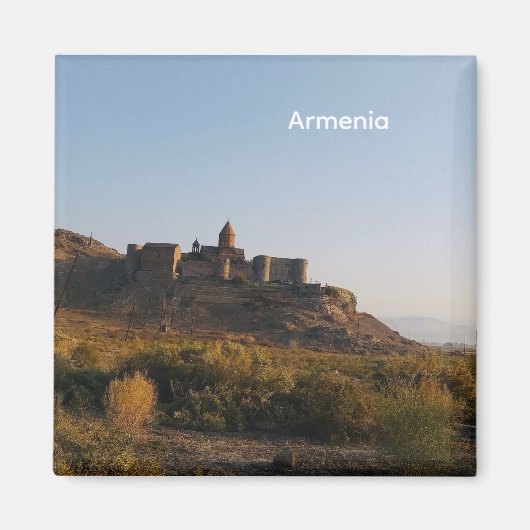 Armenia Magnet - Monastère de Khor Virap (Devant)