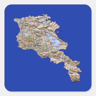 Armenia Map Sticker