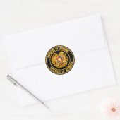 Armenia Round Emblem Ronde Sticker (Envelop)