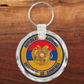 Armenia Round Emblem Sleutelhanger (Voorkant)