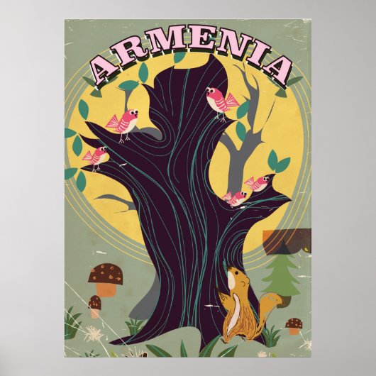 Armenia Vintage cartoon travel poster (Devant)