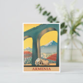 Armenia Vintage Travel Briefkaart (Staand voorkant)