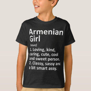 ARMENIAN GIRL ARMENIA Gift Funny Country Home Root T-shirt