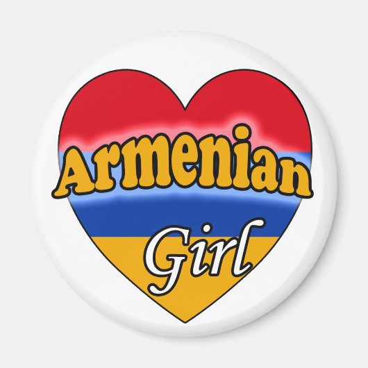 Armenian Girl Magneet (Voorkant)