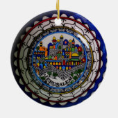 Armenian Painted Plaza Ornament (Achterkant)