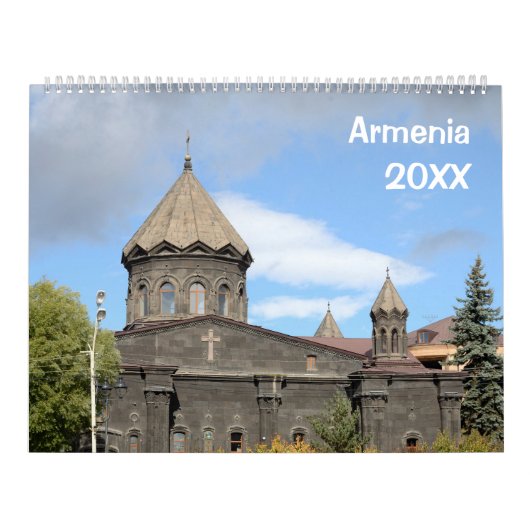 Arménie 12 mois calendrier mural 2021 (Protection)