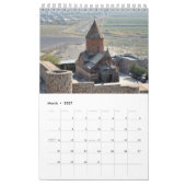 Arménie 12 mois calendrier mural 2021 (Mar 2027)