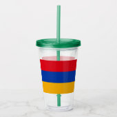 Armenië Acryl Drinkbeker (Voorkant)